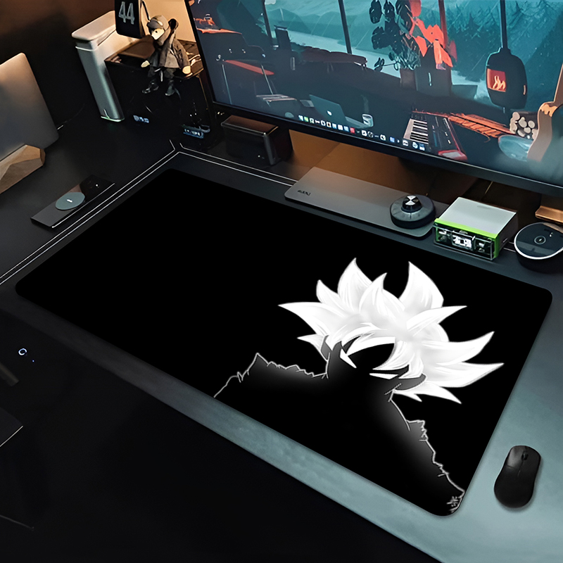 Pc Gaming Keyboards - DBZ Schwarzes Anime-Mauspad Dragon Ball Große