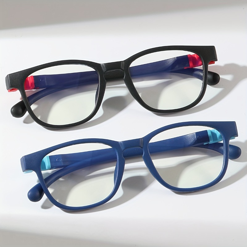 Gaming Glasses Blue Light - 2 Stück Blaulichtblockierende Brille für Kinder,