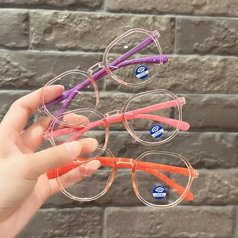 Gaming Glasses Blue Light - Blaulichtblockierende Brille für Kinder, Computerbrille, Silikonrahmen,