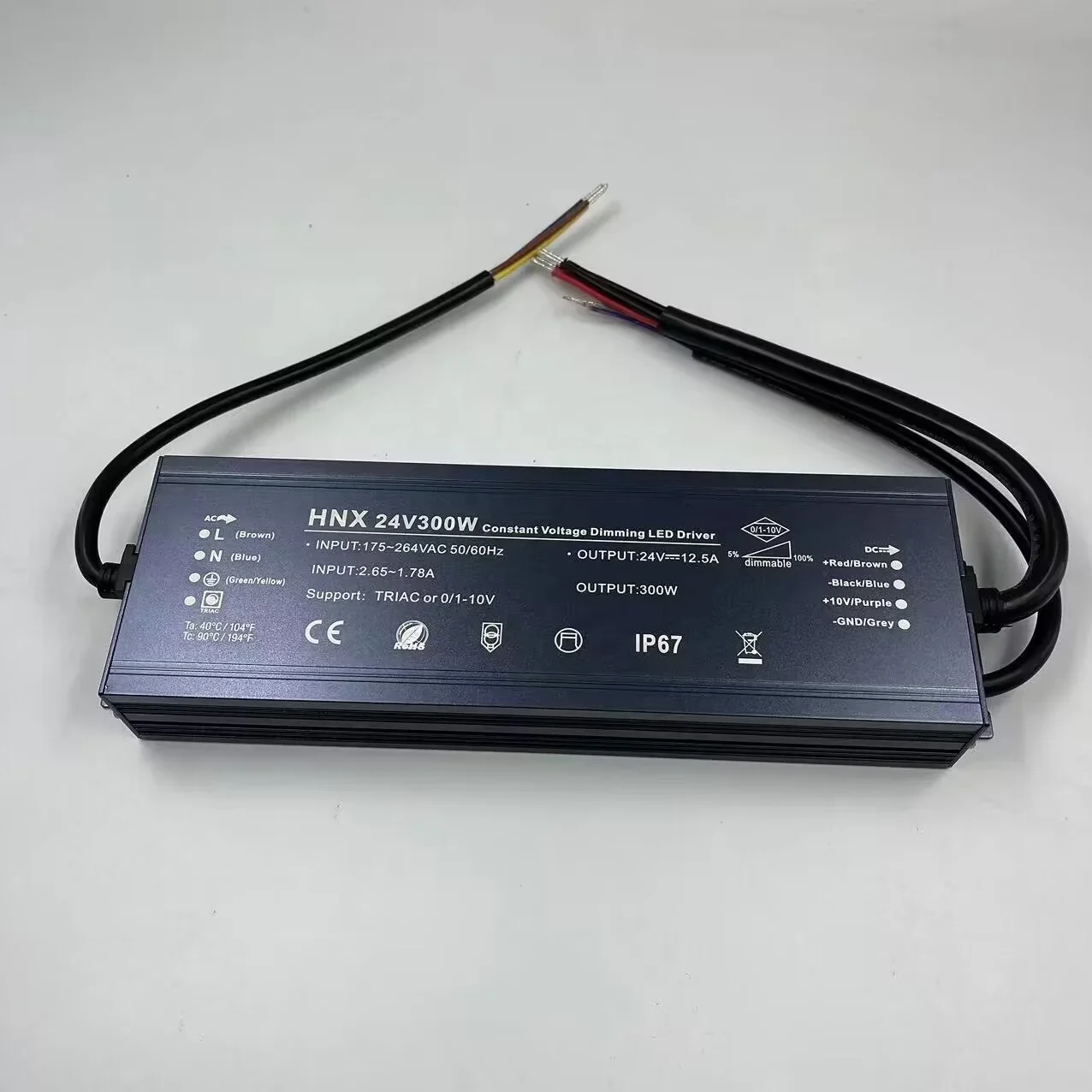 Rgb Light Strip - IP67 Wasserdichter 0-10V Triac Dimmbarer LED-Treiberadapter