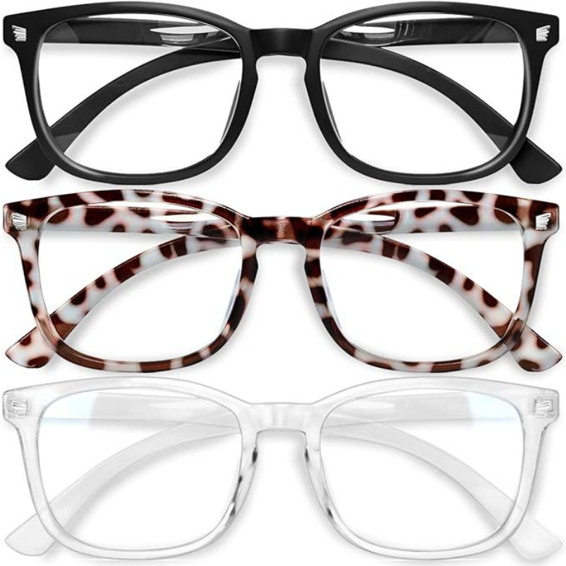 Gaming Glasses Blue Light - 3 Stück Anti-Blaulicht-Brillen, U-förmig gegen Augenermüdung,