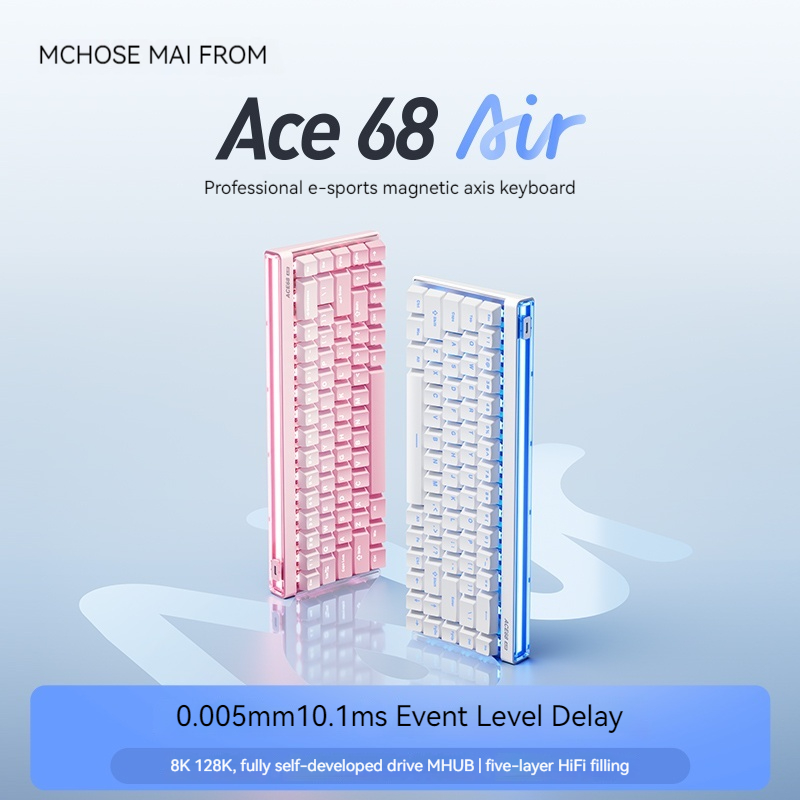 Pc Gaming Keyboards - Mchose Ace68 Air Magnetic Axis Mechanische