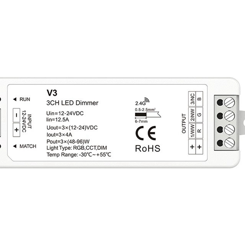 LED-Controller 3-Kanal V3 2,4  – Rgb Light Strip Bewertung und Preis