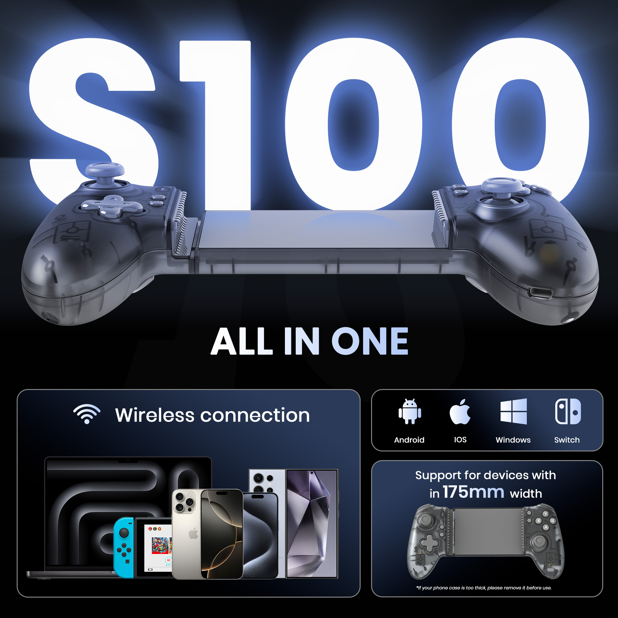 Kabelloser mobiler Gaming-Cont – Pc Gaming On Android Bewertung und Preis