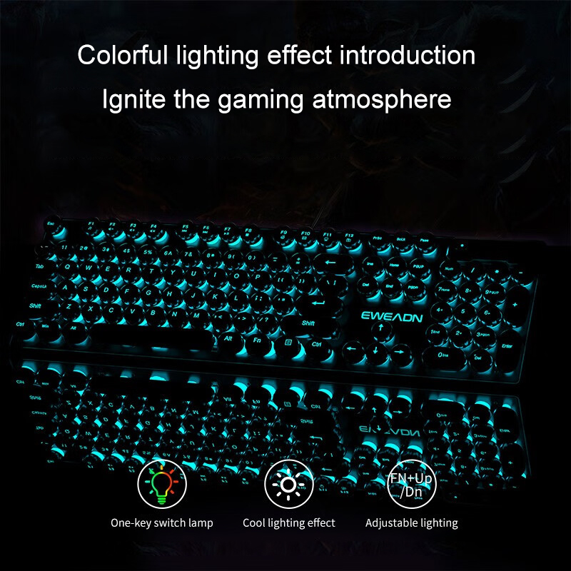 EWEADN Schreibmaschinen-Gaming – Pc Gaming Keyboards Bewertung und Preis