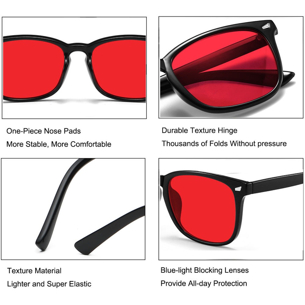 Blaulichtfilterbrillen mit rot – Gaming Glasses Blue Light Bewertung und Preis