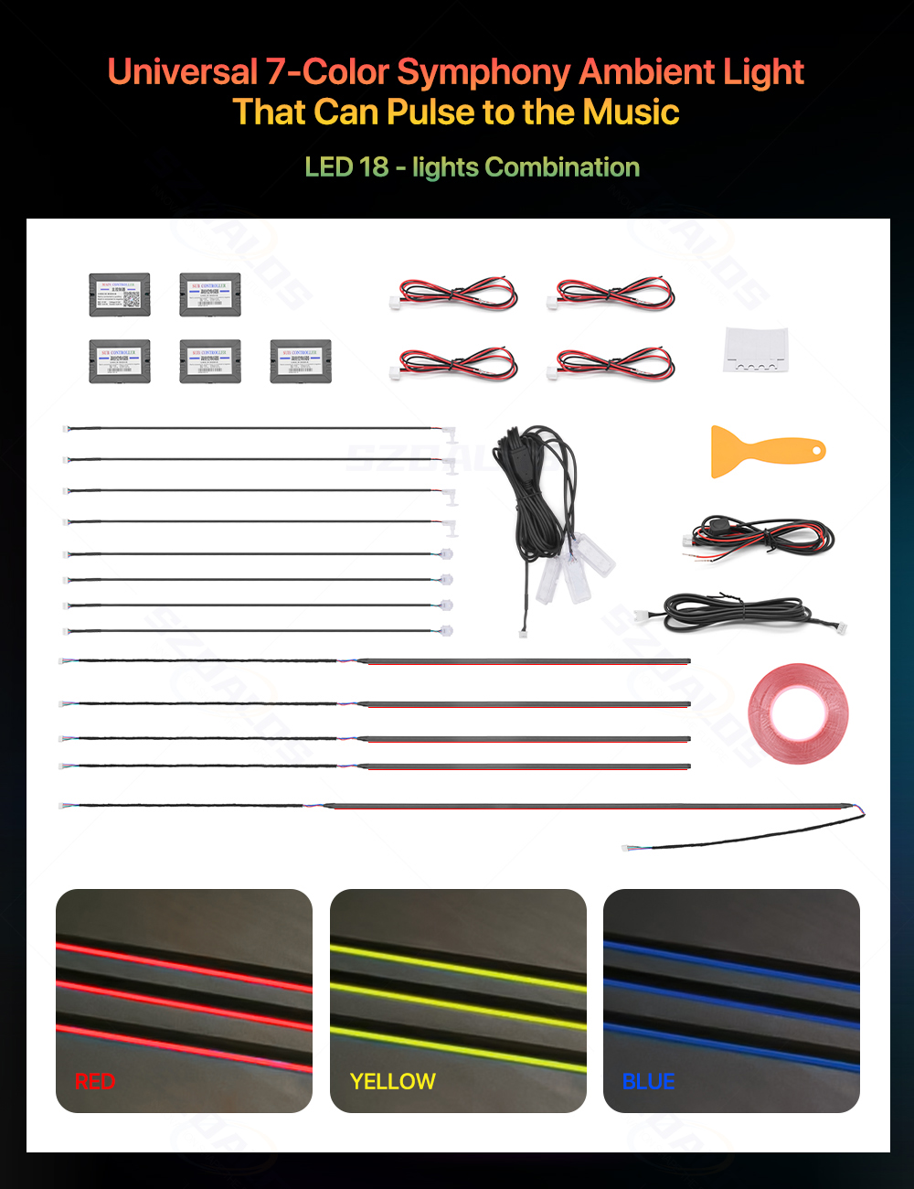 Meistverkauftes Auto-Ambientel – Rgb Light Strip Bewertung und Preis