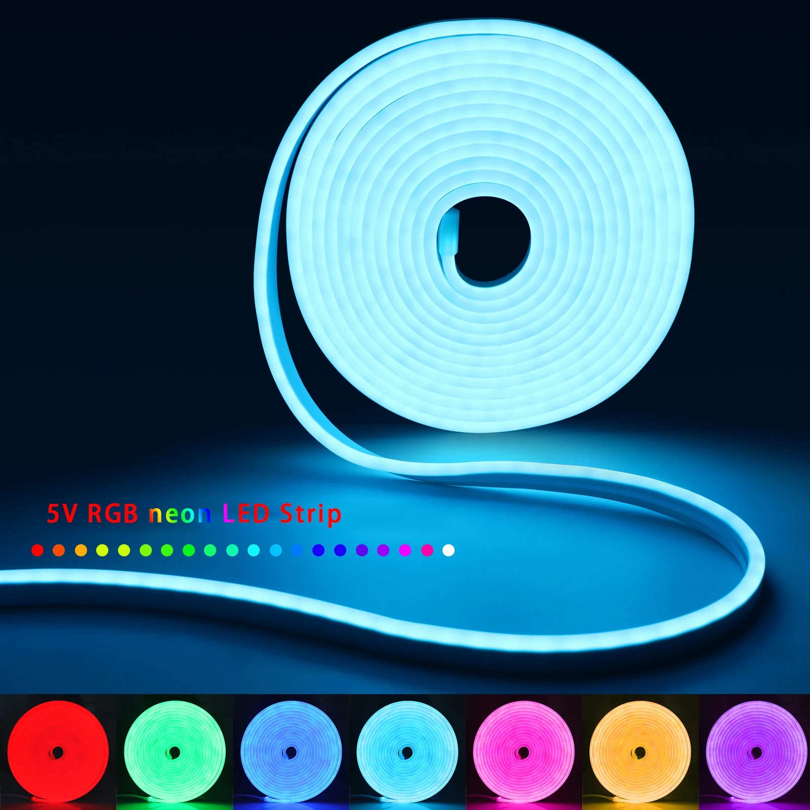 1-5 m RGB LED Neon Streifen Li – Rgb Light Strip Bewertung und Preis