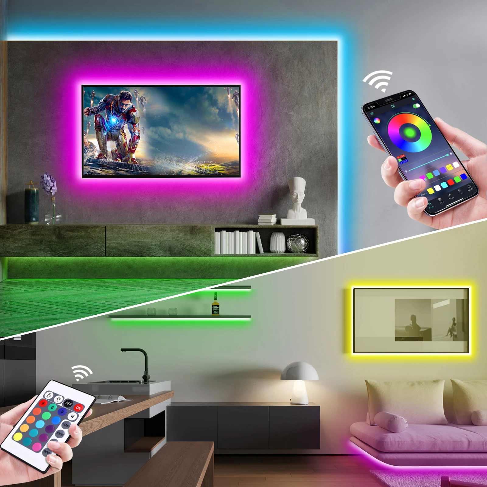 1-5 m RGB LED Neon Streifen Li – Rgb Light Strip Bewertung und Preis
